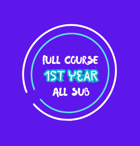 Hon's 1st year 23-24 batch full course include chemistry-1