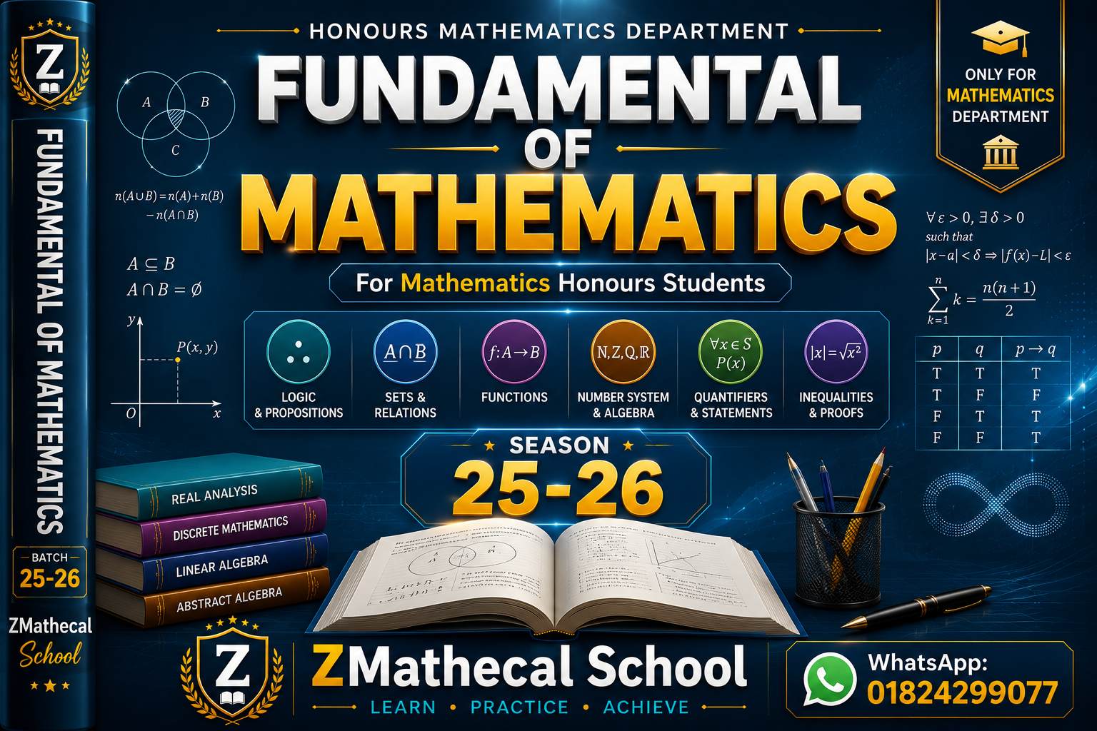 Fundamentals of mathematics ( 25-26 )